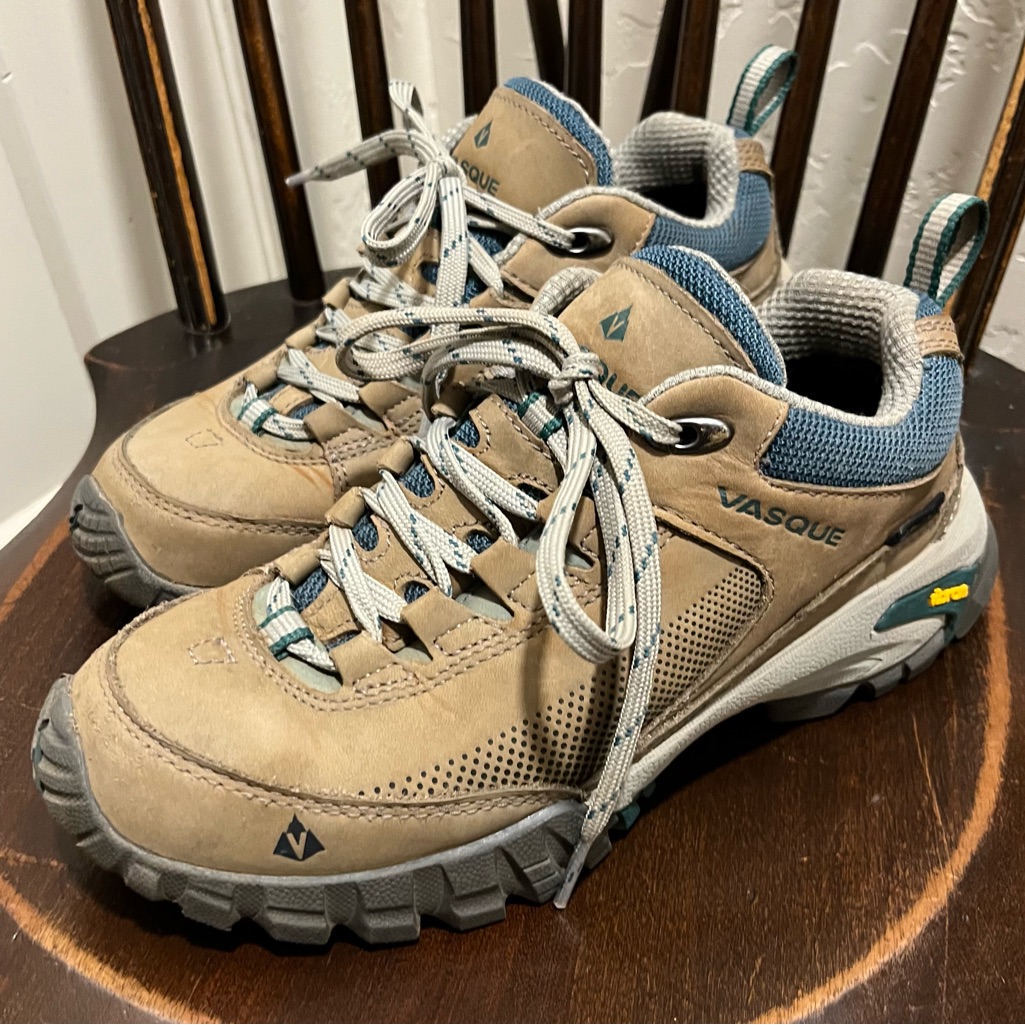Vasque Women’s Hiking Shoes Size Talus Trek Ultradry 7431 Brown Leather 6m